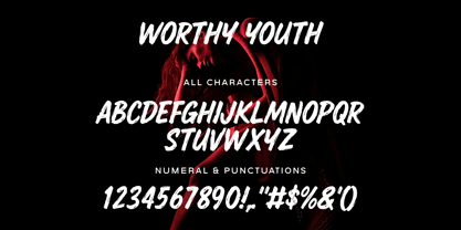 Worthy Youth Font Poster 15