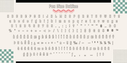 Fox Zine Font Poster 11