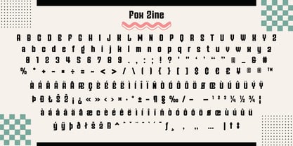 Fox Zine Font Poster 9