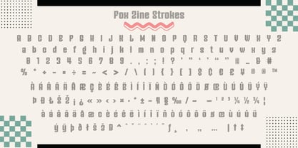 Fox Zine Font Poster 13