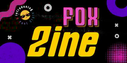 Fox Zine Font Poster 1