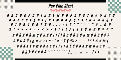 Fox Zine Font Poster 10
