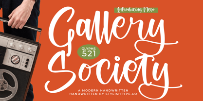 Gallery Society Font Poster 1