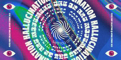 Ayr Psych Font Poster 6