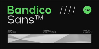 Bandico Font Poster 1
