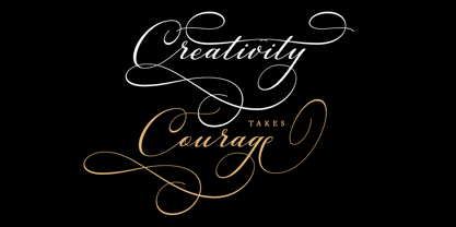 Lamborghini Script Font Poster 6