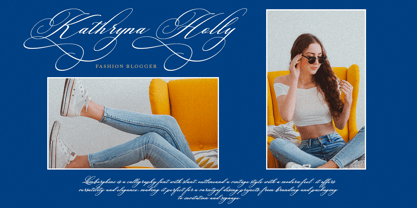 Lamborghini Script Font Poster 11