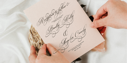 Lamborghini Script Font Poster 12