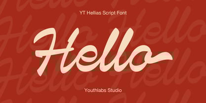YT Hellias Font Poster 8