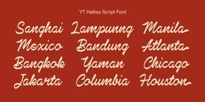 YT Hellias Font Poster 5