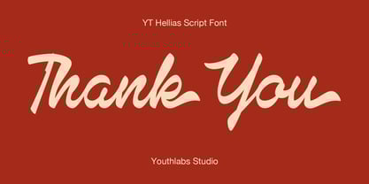YT Hellias Font Poster 12