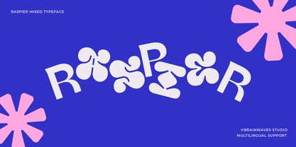 Raspier Mixed Font Poster 1