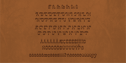 Mayor Sheriv Font Poster 8