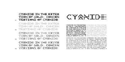 4444 Modular Font Poster 11