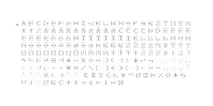 4444 Modular Font Poster 6