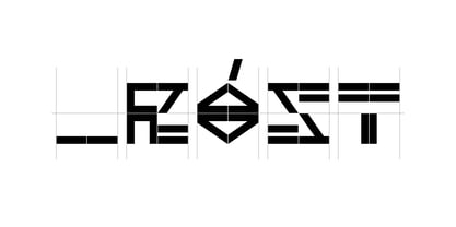 4444 Modular Font Poster 4