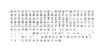 4444 Modular Font Poster 8