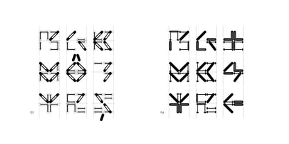 4444 Modular Font Poster 10