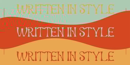 Doodle Space Font Poster 3