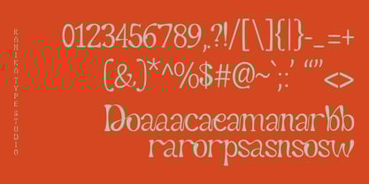 Doodle Space Font Poster 7