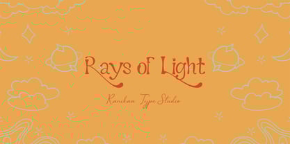 Doodle Space Font Poster 8