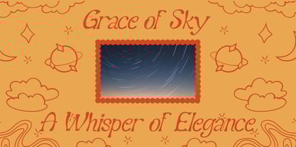 Doodle Space Font Poster 4