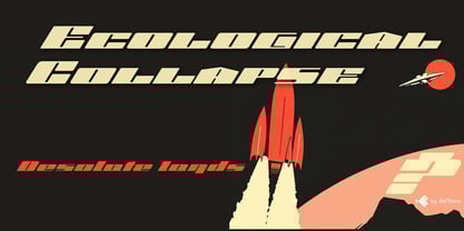 Octavus Slanted Font Poster 12