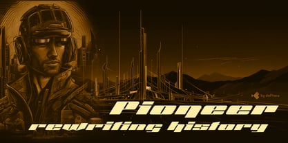 Octavus Slanted Font Poster 6