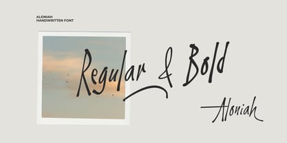 Aloniah Font Poster 11