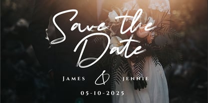 Elometha Font Poster 4