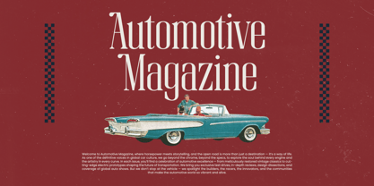 Broswick Font Poster 10