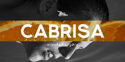 Cabrisa Font Poster 1