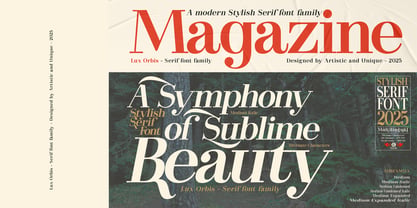 Lux Orbis Font Poster 6