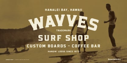 Lookout Point Font Poster 13