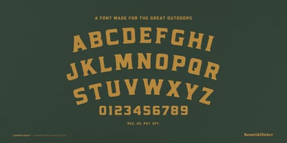 Lookout Point Font Poster 14