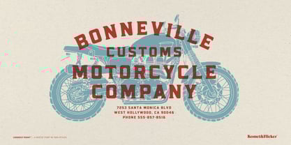 Lookout Point Font Poster 2