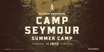 Lookout Point Font Poster 6