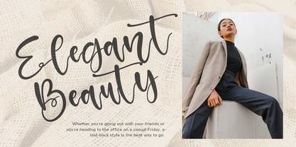 Amselia Parselia Font Poster 3