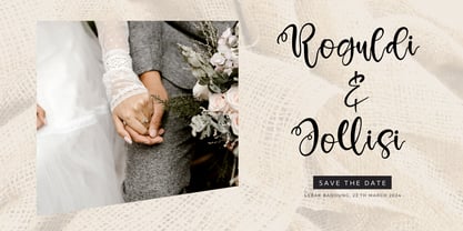 Amselia Parselia Font Poster 2