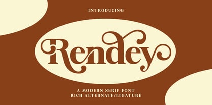 Rendey Font Poster 1