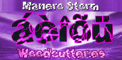 Manero Storm Font Poster 6