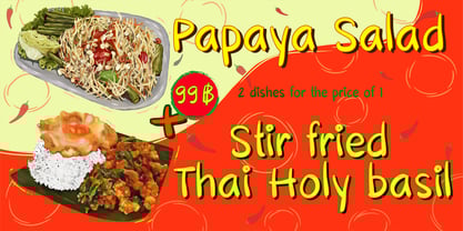 Wiggle Words Font Poster 3