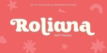 Roliana Font Poster 1
