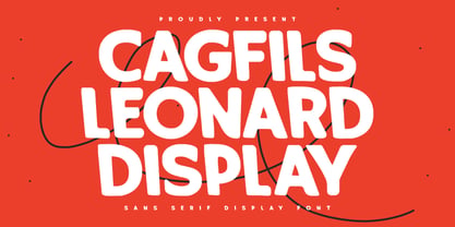 MC Cagfils Leonard Font Poster 1