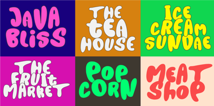 Peanut Party Font Poster 3