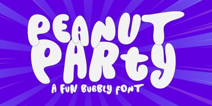 Peanut Party Font Poster 1