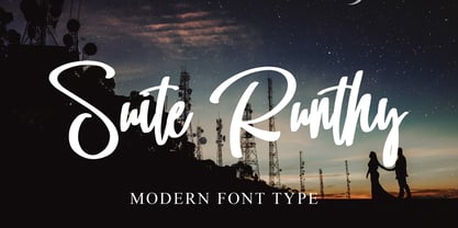 Suite Runthy Font Poster 1