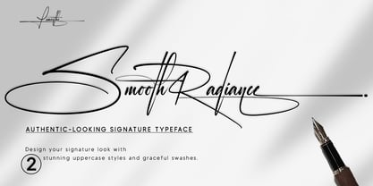 Smooth Radiance Font Poster 1