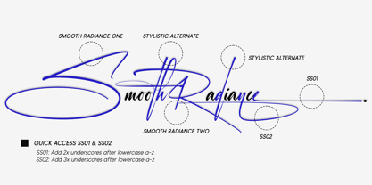 Smooth Radiance Font Poster 7