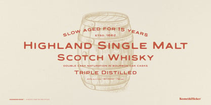 Highwood Ridge Font Poster 7